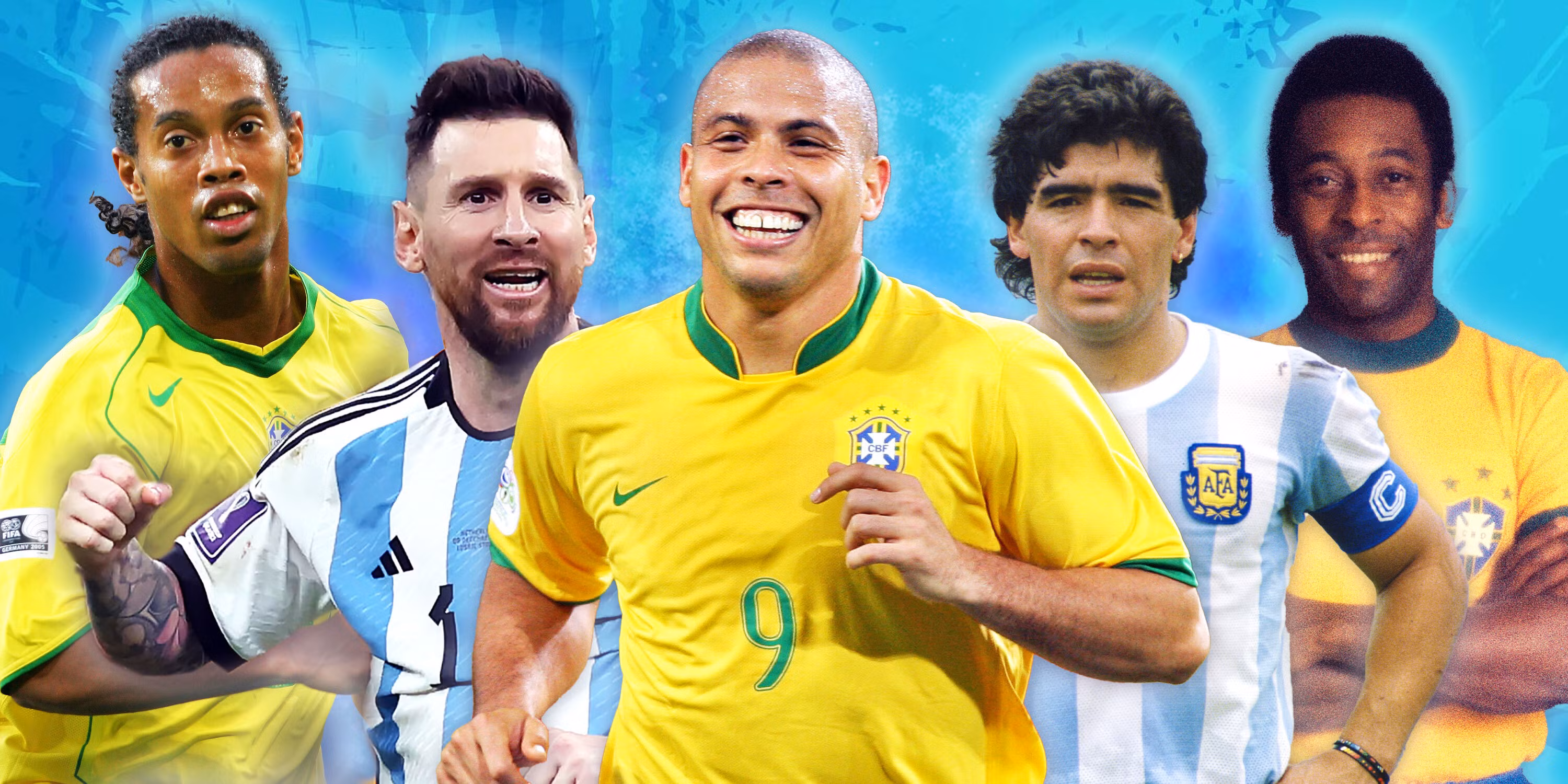 Ronaldo Nazario Named The 8 Greatest Players in Football History