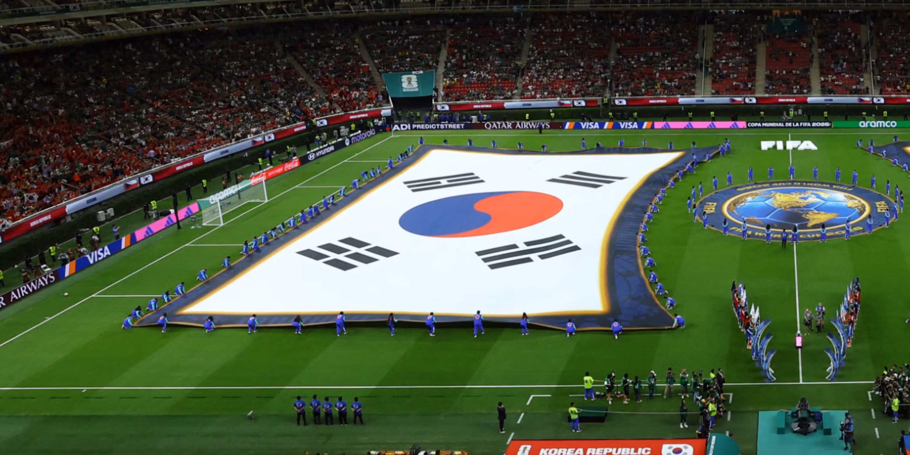Mexican Man Loses Job After Racist Gesture Behind South Korea Fan