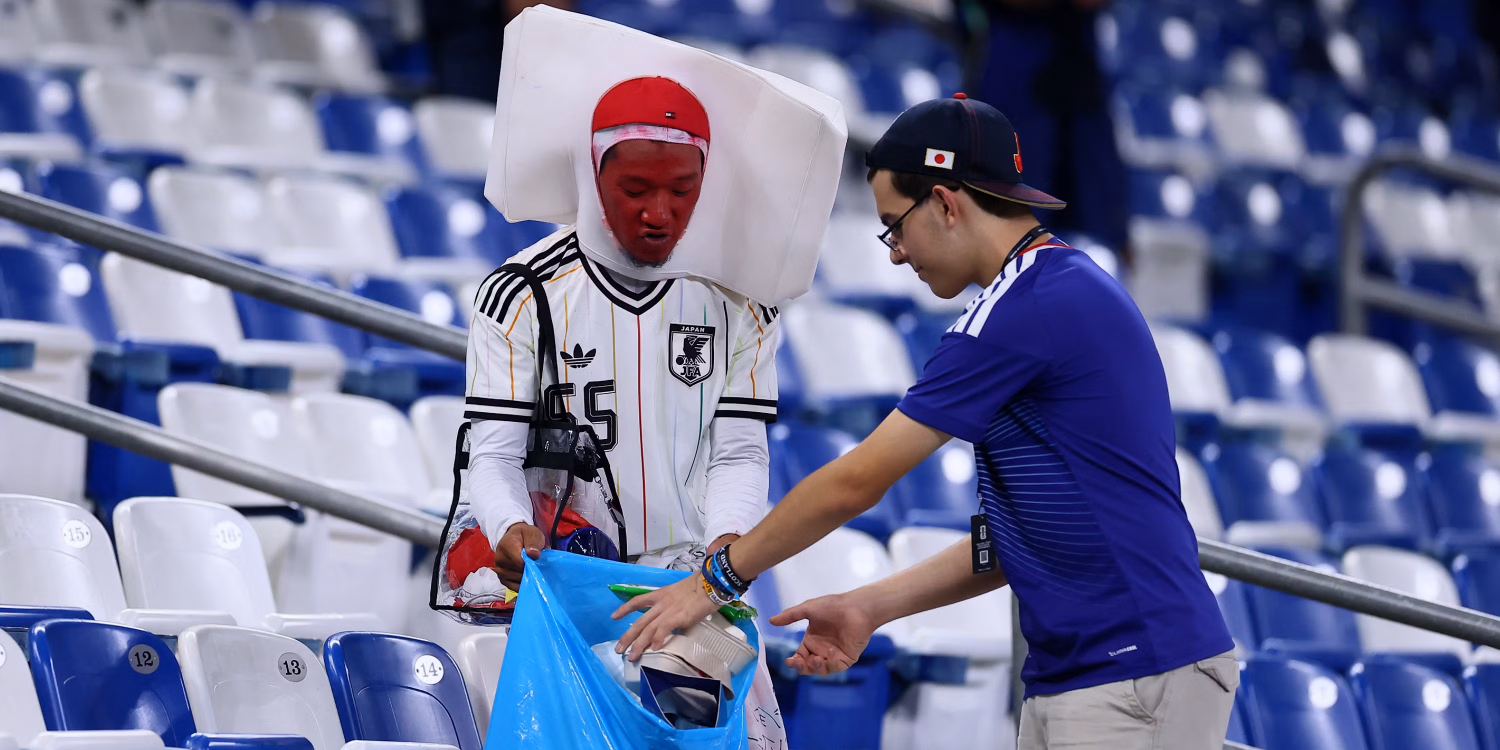 Why Japan Fans Clean Up the Stadium After Soccer Games