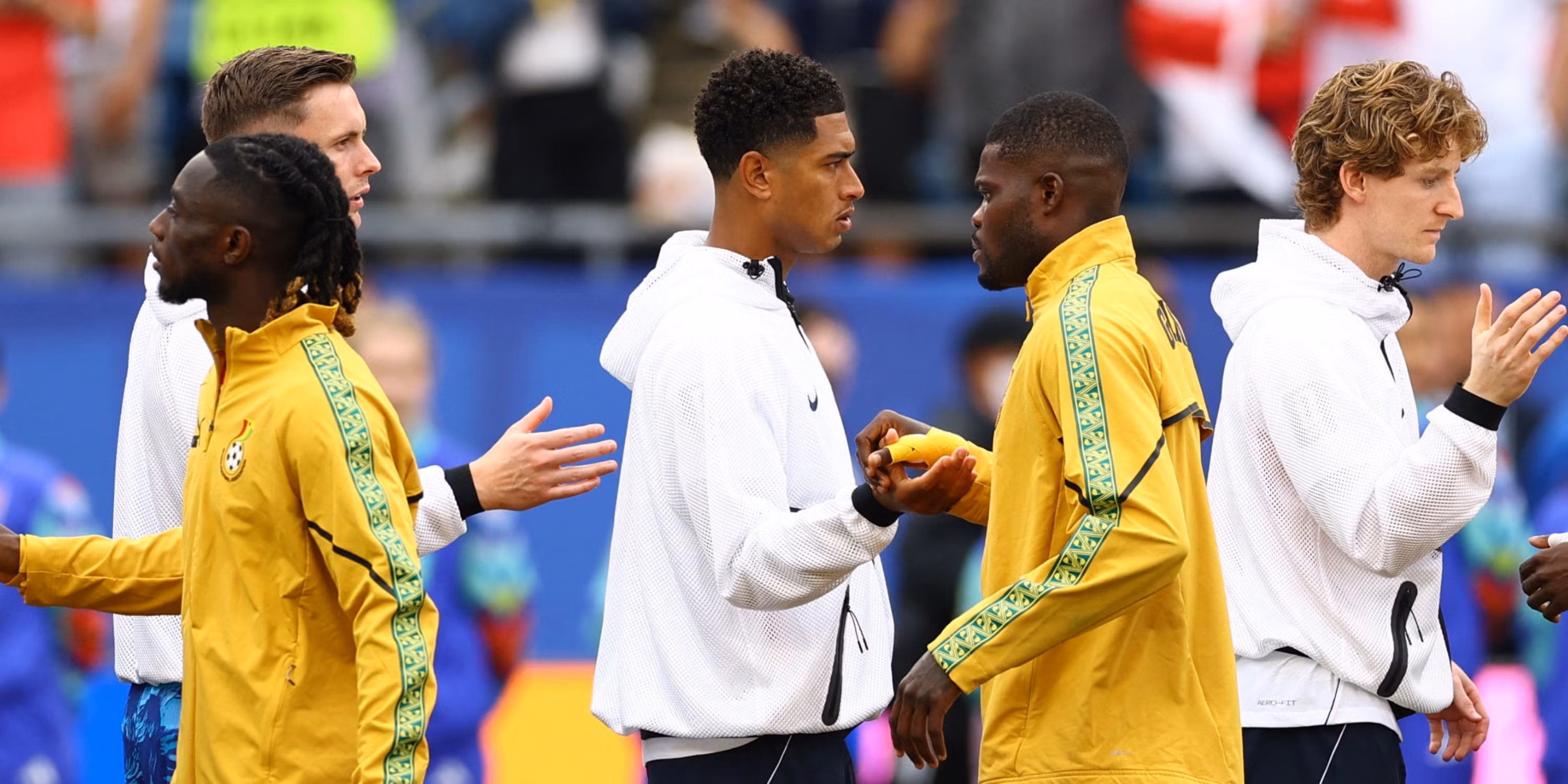 England vs Ghana: Djed Spence Refuses Thomas Partey Handshake