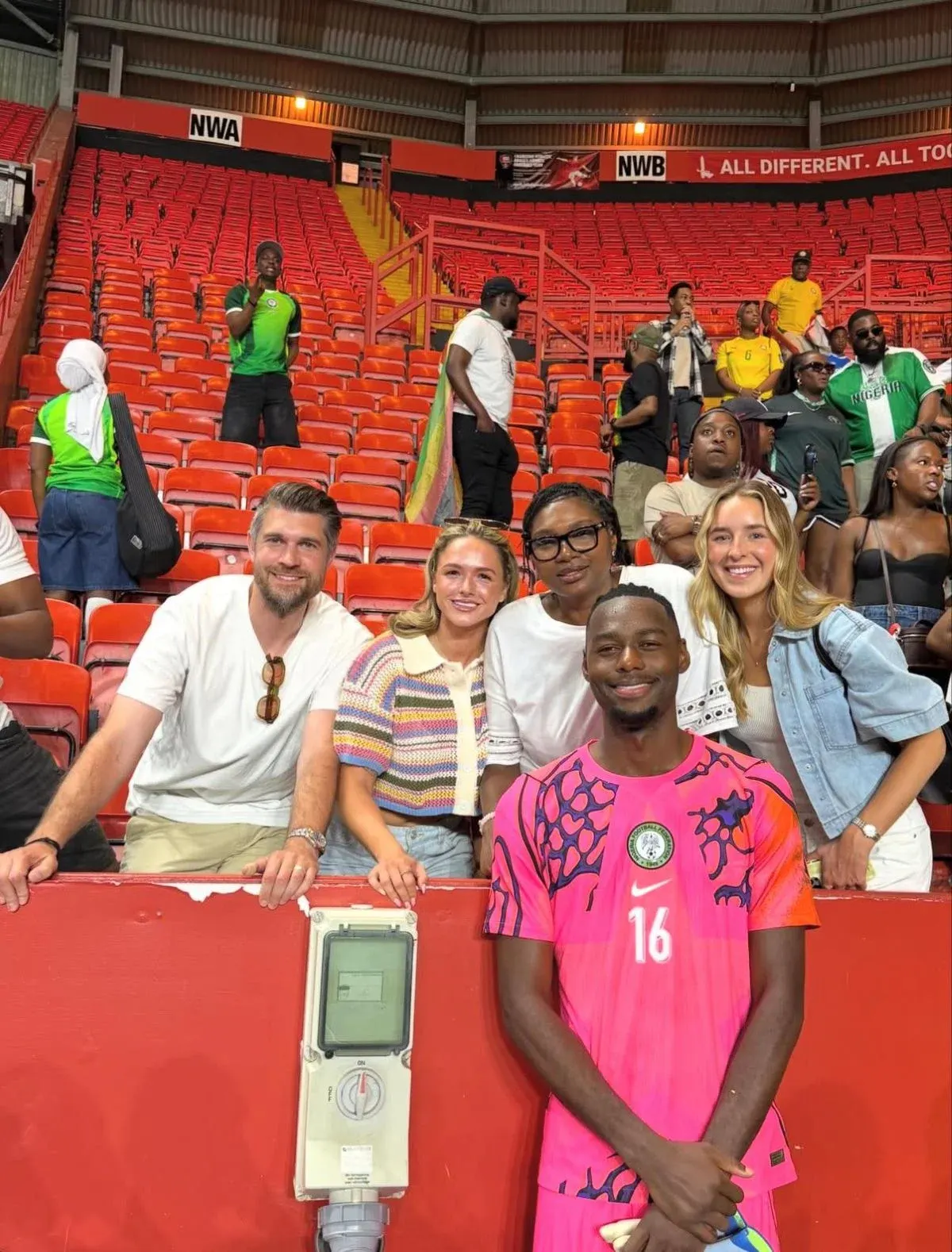 Okonkwo, Iwobi, Ezenwata, Awe families cheer Nigeria to victory in Unity Cup clash v Zimbabwe