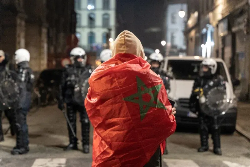Moroccan, Scottish fans create festive atmosphere ahead of World Cup match
