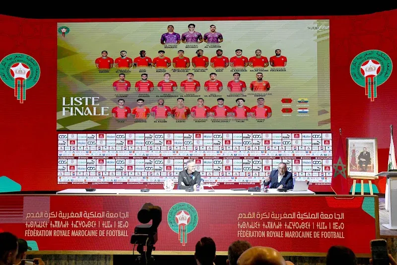 Coach Ouahbi announces Morocco's 26-man squad for 2026 FIFA World Cup
