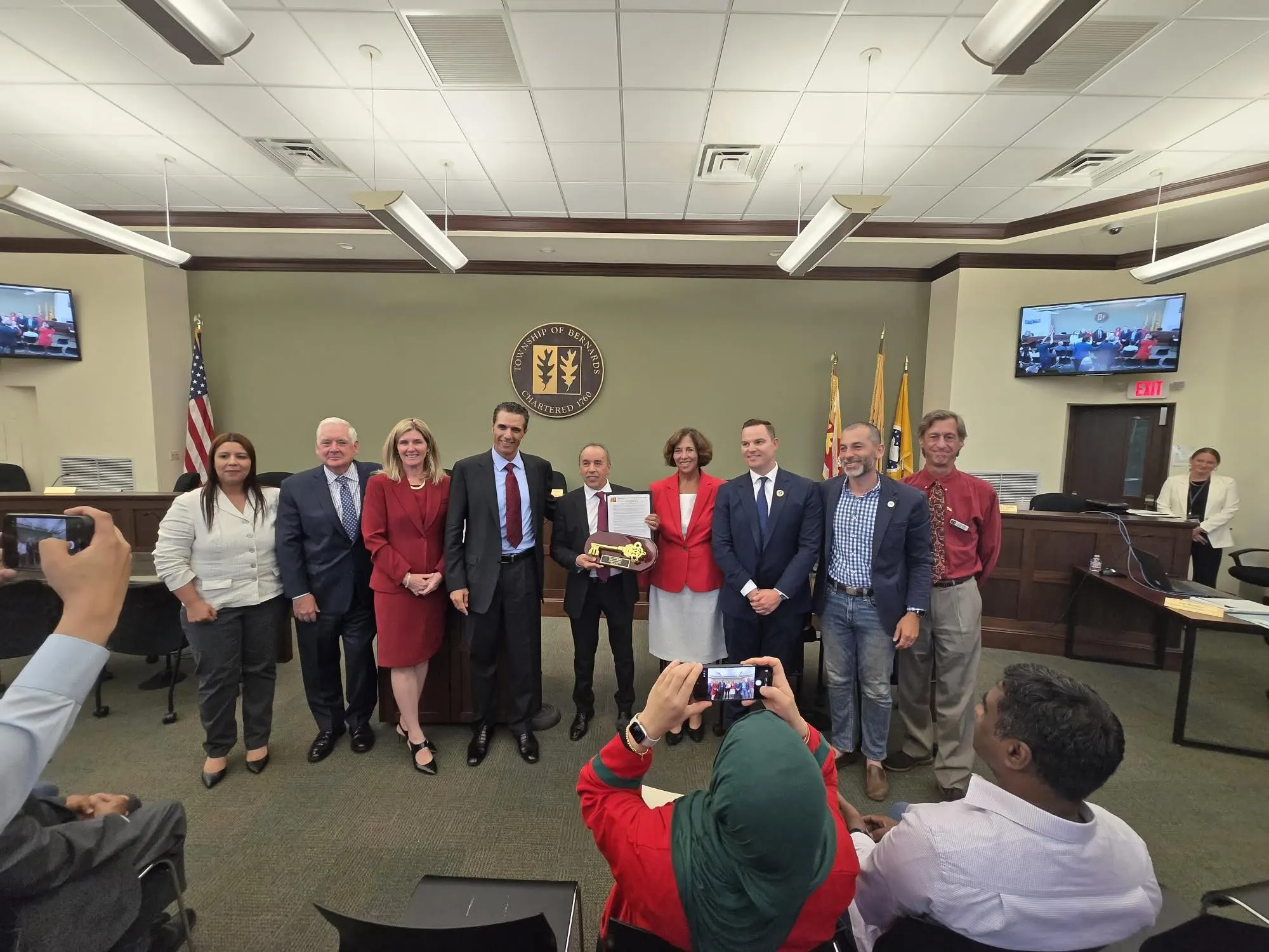 New Jersey township awards Morocco national team key to the city