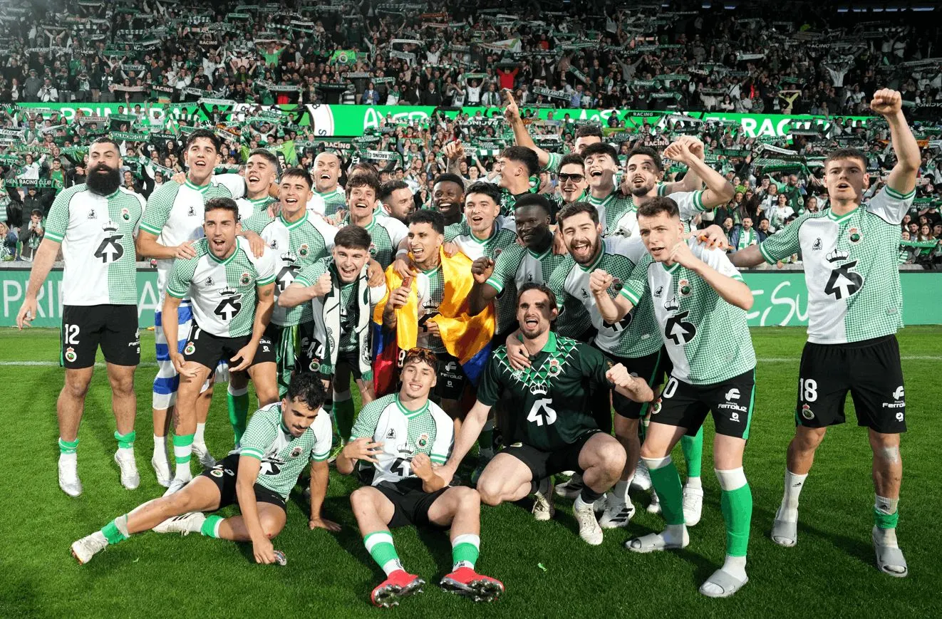 Racing Club Santander seal long-awaited La Liga promotion in style
