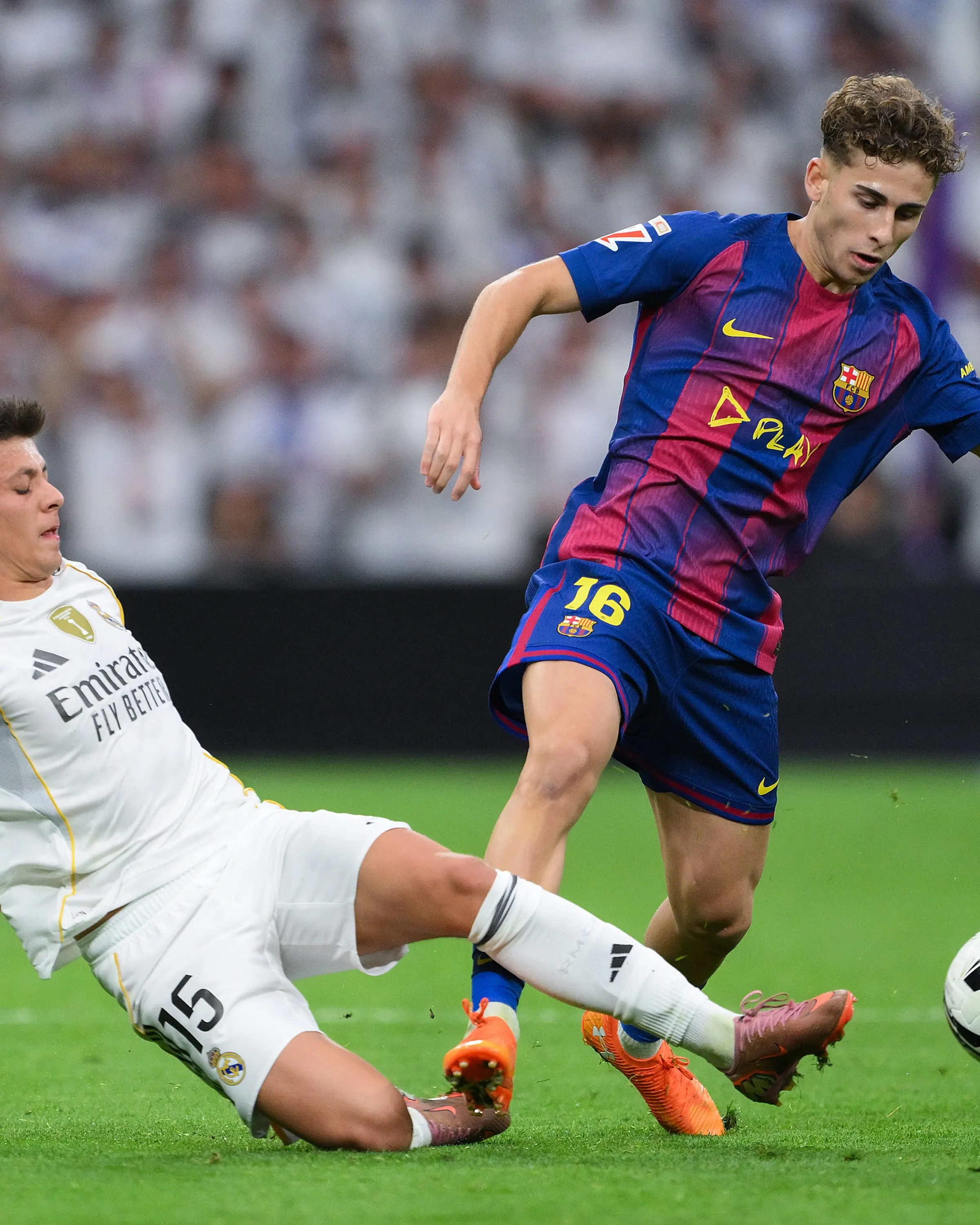 Fermin Lopez hits back at Florentino Perez over Barcelona claims – “You can say that”