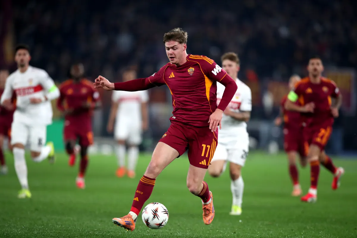 Watch: Evan Ferguson says goodbye to Roma ahead of return to Brighton