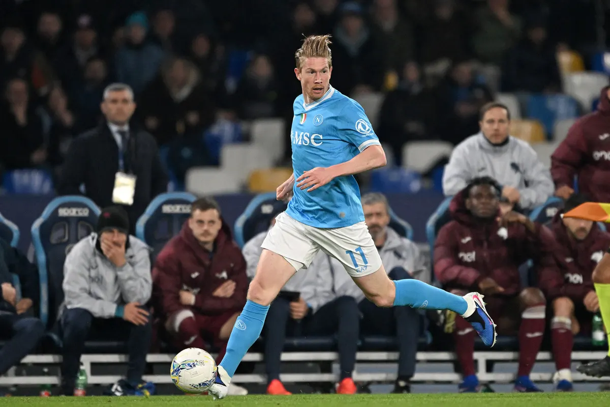 Report De Bruyne out of tonight’s Napoli vs. Bologna clash