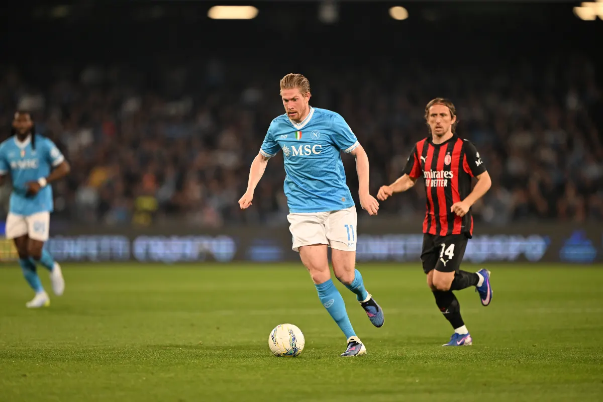 Conte explains why De Bruyne starts on the Napoli bench vs. Pisa