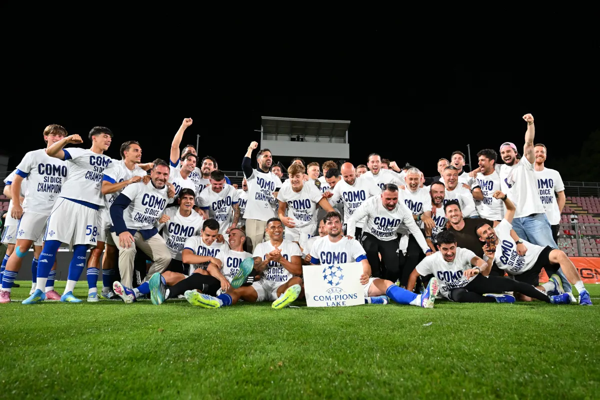 Como and Fabregas react to Champions League qualification, Henry celebrates too – video