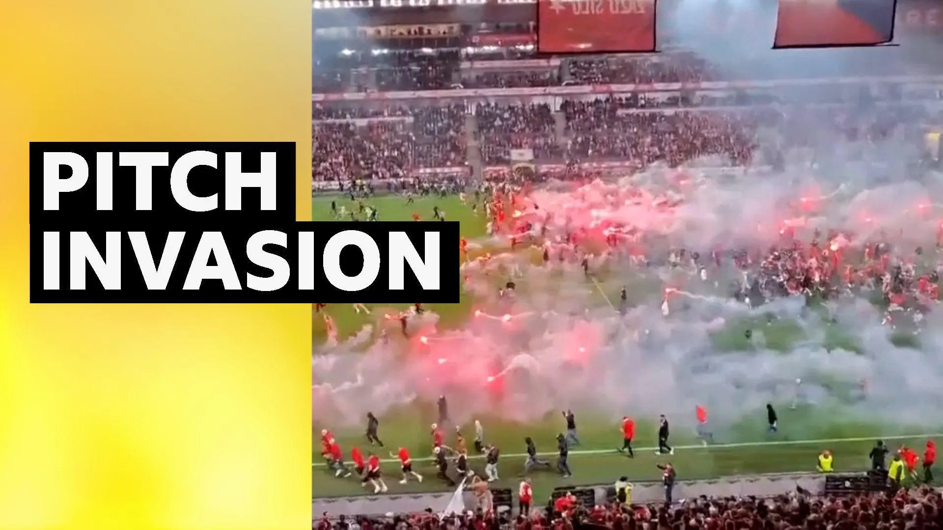 Slavia Prague punished for pitch invasion