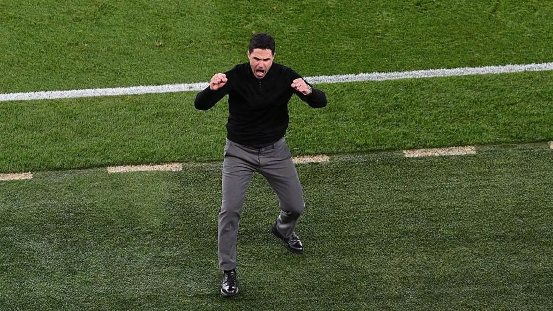 Arteta told of title win by crying son - while having barbecue