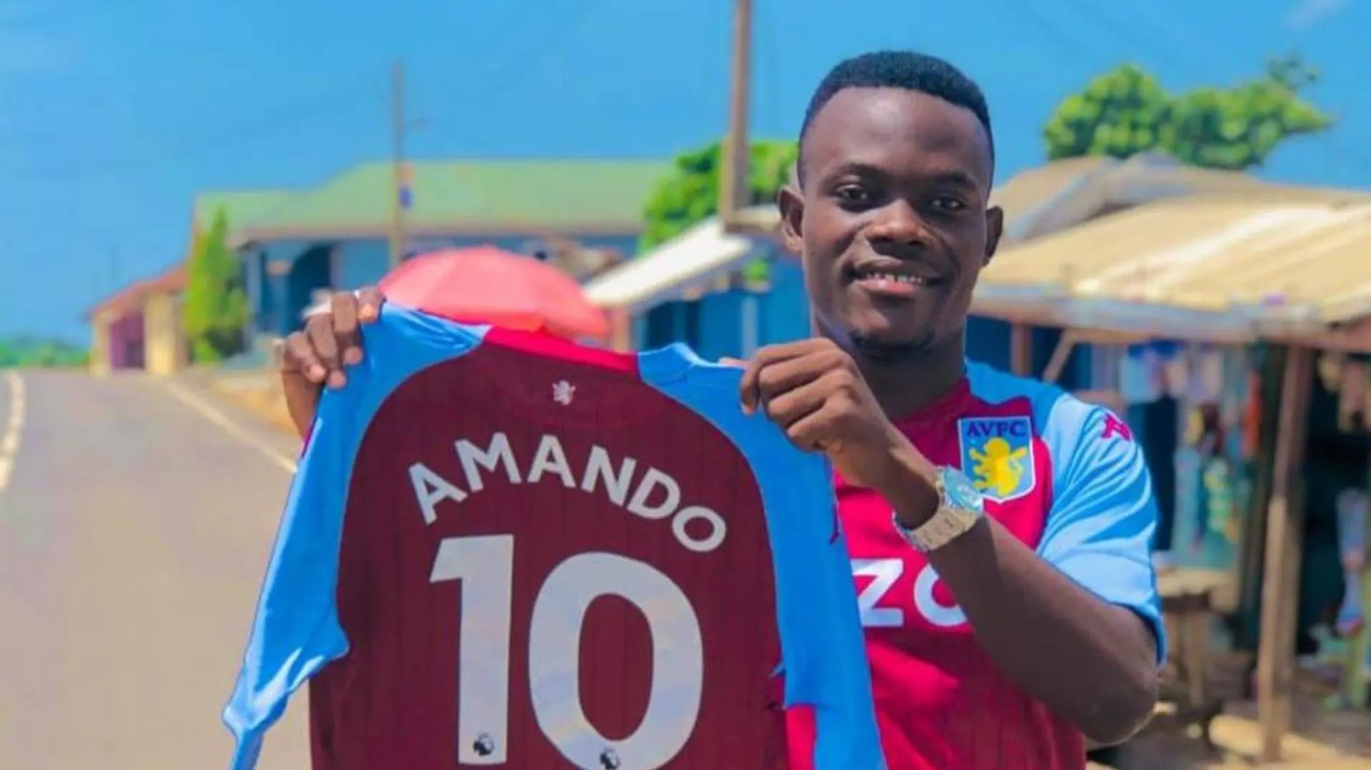 Village in Ghana to celebrate Villa win with parade