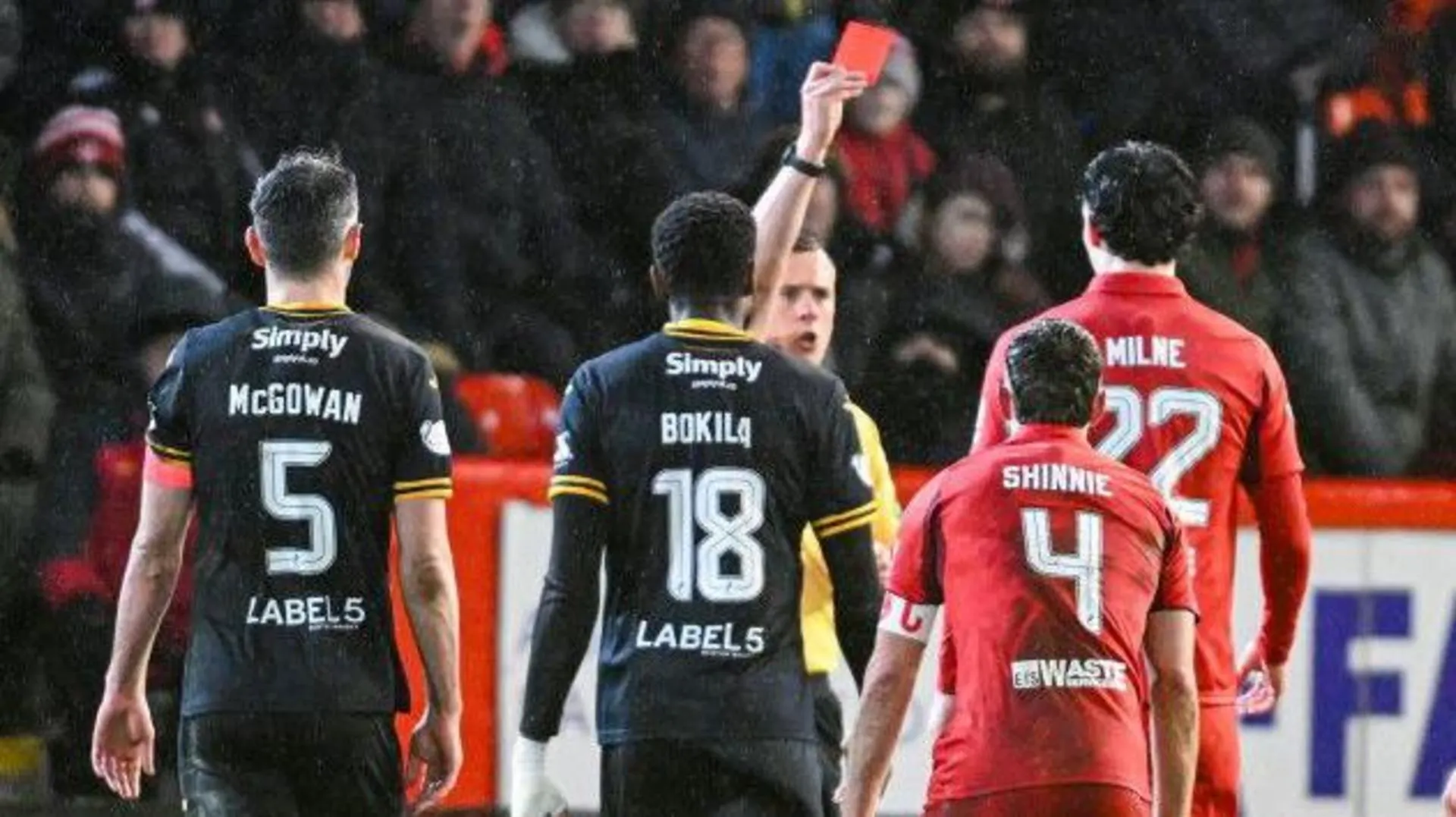 Milne alleged racist abuse towards Bokila 'not proven', says SFA