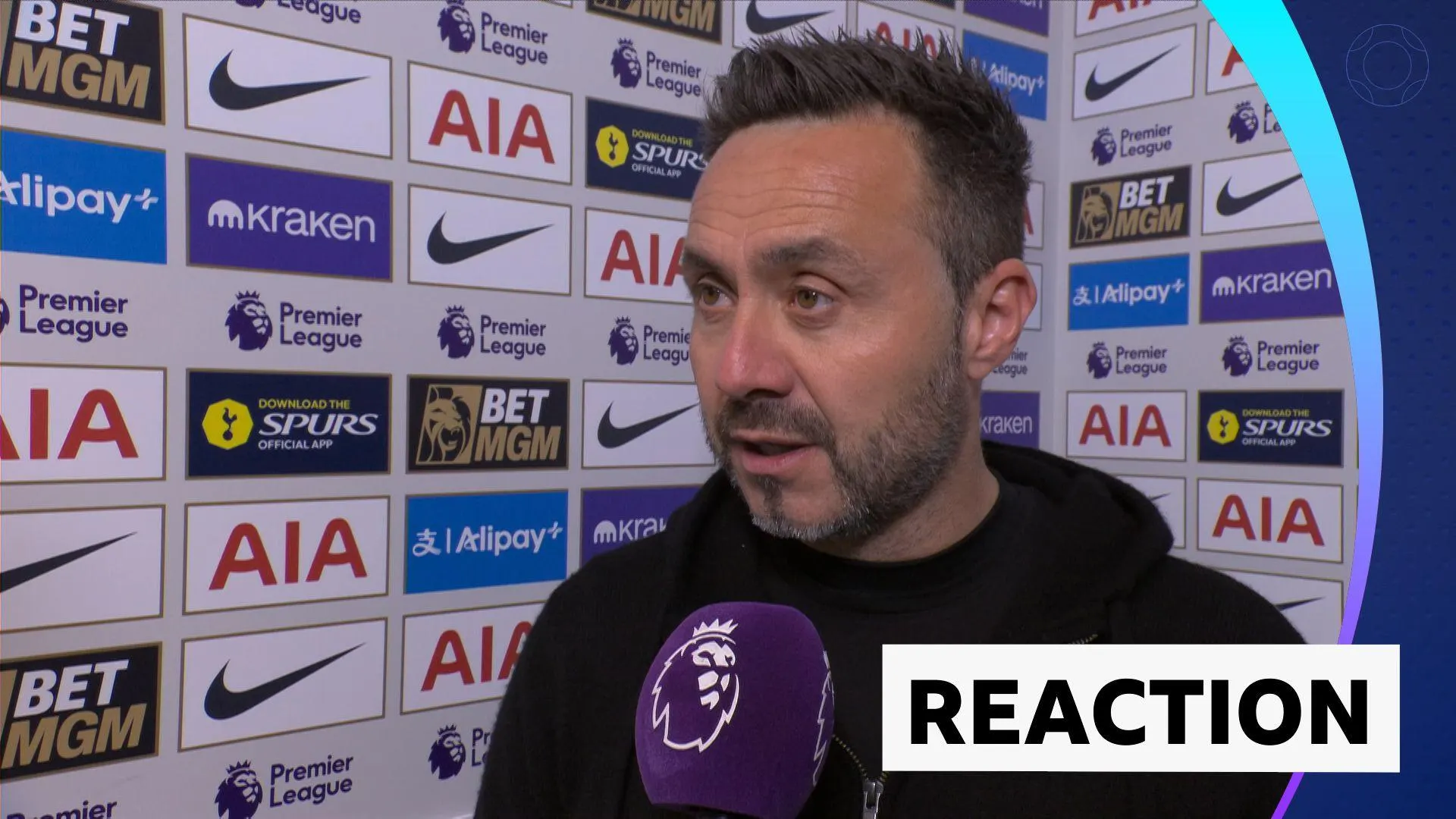 Tottenham players good enough to stay up - De Zerbi