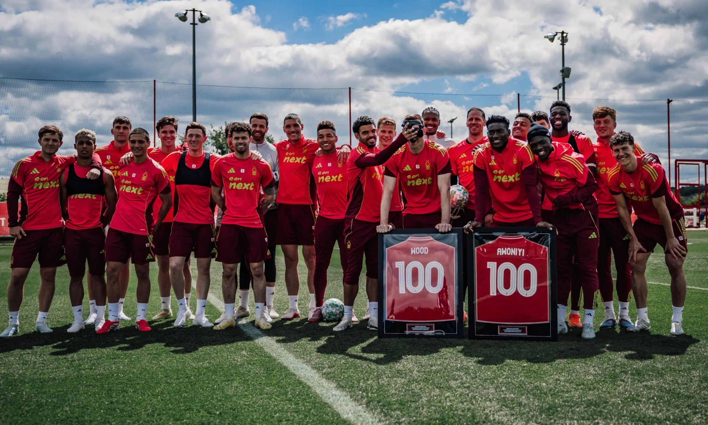 Awoniyi Receives Special Shirt To Mark 100th Forest Appearance