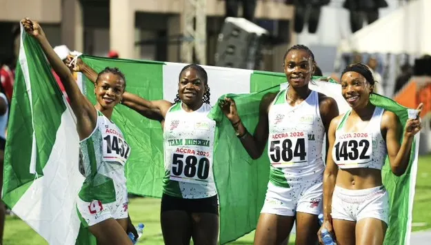 ASAC 2026: Team Nigeria Win Gold, Silver In Women’s, Men’s 4x100m Relays