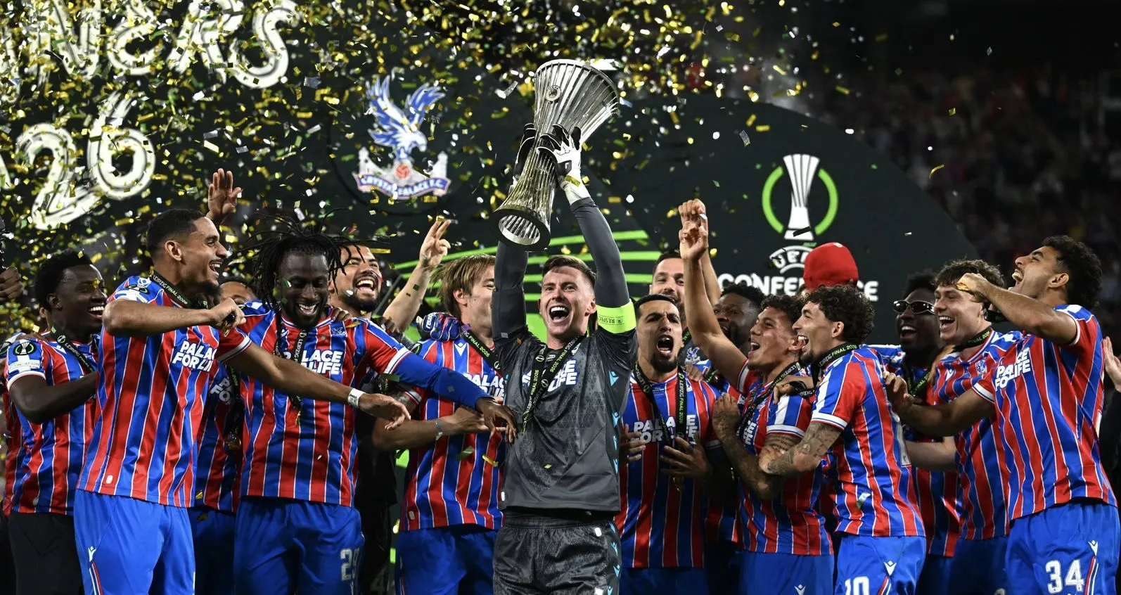 UECL: Crystal Palace Edge Out Rayo Vallecano To Clinch First-Ever European Trophy
