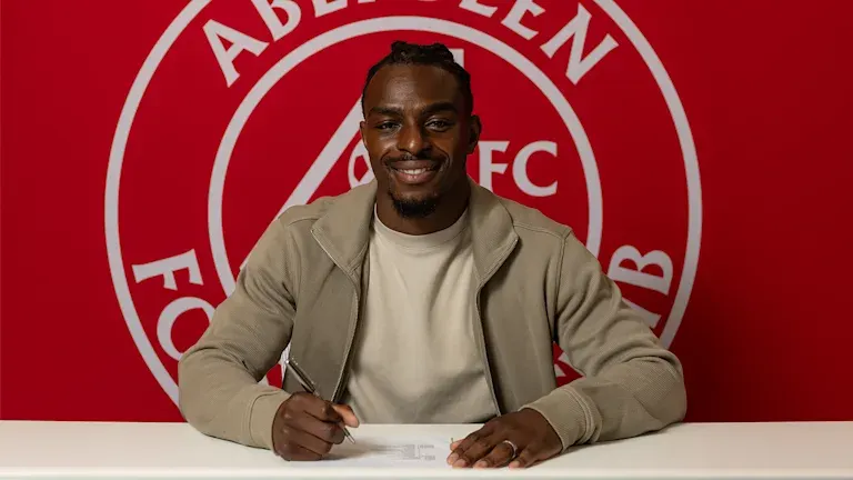 Done Deal: Nigerian Striker Joins Scottish Club Aberdeen On Two-Year Deal