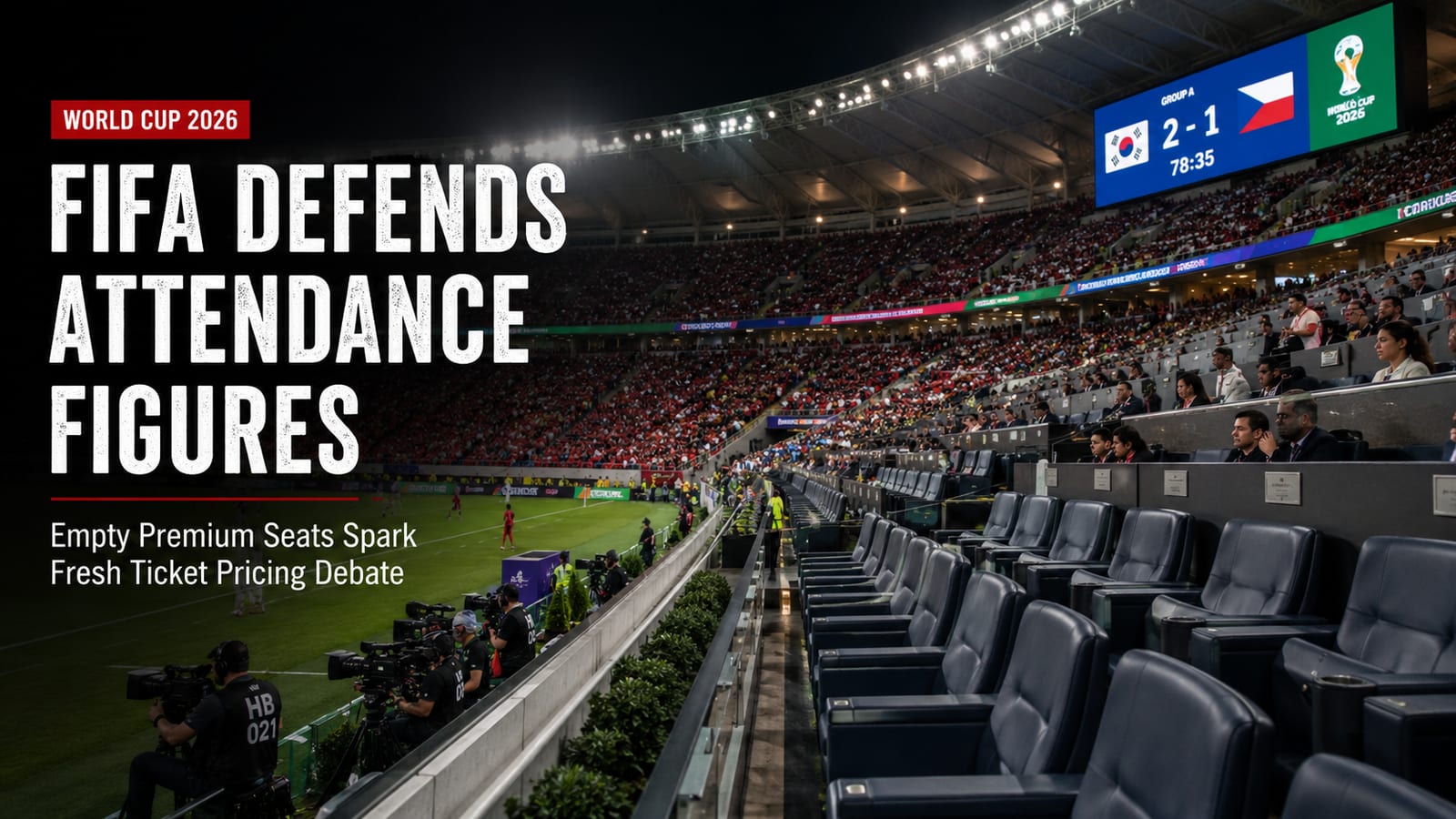 FIFA Stands By Guadalajara Attendance Count as Empty Seats and Ticket Pricing Reignite Scrutiny
